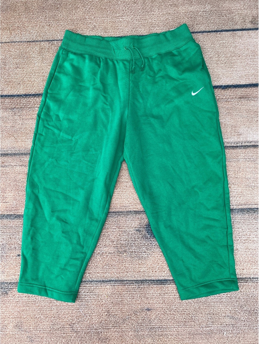 Nike Loose Fit High Rise Sweatpants XXL green athleisure Y2K baggy style NEW
